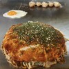鉄板・お好み焼き 五十家 - 肉玉そばイカ天1000円