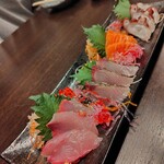 居酒屋 笑福味 - 刺し盛り｡