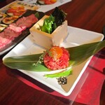 個室焼肉 和牛むらき - 国産和牛ユッケ