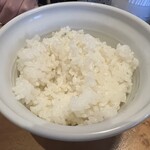 四川担々麺 赤い鯨 - 白飯（中）150円