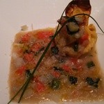 代官山ASO チェレステ - 自家製パスタで包んだ海の幸  リヴォリータソース