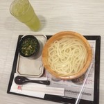 MARUGAME SEIMEN - 釜揚げうどん79バーツ、お茶29バーツ