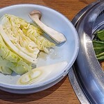 カルビ屋三夢 - 野菜盛り合わせ