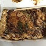 大阪やき三太 - 広島風お好み焼き　ミックス豚玉（そば入り）￥800