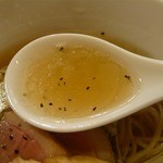 酒楽亭 空庵 - 鴨拉麺のスープ