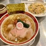 中華蕎麦はれのち晴 - ひかり中華そばの炒飯セット