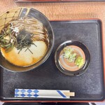 七滝茶屋 - とろろ蕎麦　こちらもわさび付き