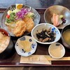 お食事処もりやま - ひれかつ＋刺身＋小鉢のランチ　¥1,210-