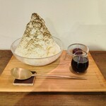 うさぎの小屋 - ほうじ茶綿氷