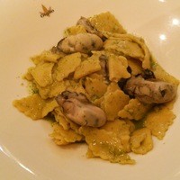 Giglio - 15.01.20 赤穂産牡蠣とルッコラペーストのマルタリアーティ(1080円)