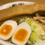 麺屋 にぼすけ - 大曲工野球部甲子園出場おめでとう限定『汁なしガッツ麺』＠８００円