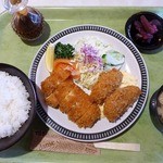 ミッキー - 料理写真:ミックスフライＡ定食