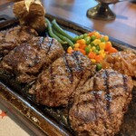 ハングリータイガー - 料理写真:Wハンバーグのビジュアル最高!