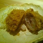 とんかつ いわい - 【2015.01.30】試作品のメンチかつ