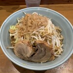豚ラーメン enten香 - 料理写真:200g ちぢれ　野菜マシ