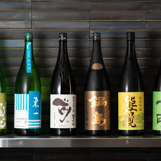 Pairing with Sake from Saga. 
      Seasonal limited sake and food pairings available.