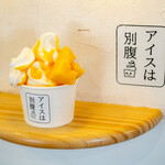アイスは別腹 - 料理写真:こどもあいすミニマンゴー