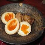 松吟庵 - 蔵王角煮と煮玉子600円