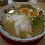 天下一品 - 豚トロラーメン(並）たまご、葱