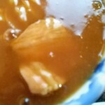 仁や - カレー南ばん（うどん）の豚肉