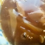 仁や - カレー南ばん（うどん）のネギ