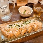 飲過量謙信 - 栃尾の油揚げ鬼おろし納豆