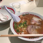すわき後楽中華そば - 2015.1.31(土)10時半額デー ラーメン2杯*\(^o^)/*
