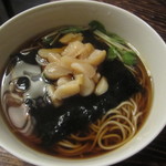 室町砂場 - 「あられそば(時価)」・・・･･\２．５００でした