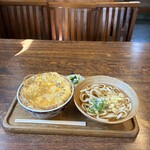 花月庵 - 料理写真:カツ丼とうどん