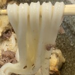 踊るうどん - つゆ入れ前の麺