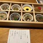 たんか - 木箱入り前菜8種