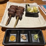 たんか - 牛タンと牛さがりのハーフ焼き