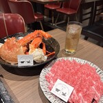 壽喜燒 松葉蟹・鱈場蟹吃到飽 和牛與螃蟹 三條河原町店 - 