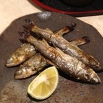 銀座 しまだ - 稚鮎の塩焼き　