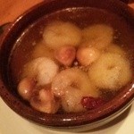 ビストロ ハッチ - 海老のアヒージョ