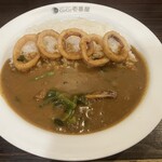 CoCo壱番屋 - 料理写真:イカカレー+ほうれん草トッピング。