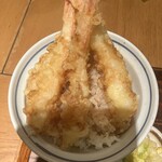 いけや食堂 - 海老天地獄天丼。