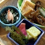 季節料理 薗 - 凝ったお通し('13.04)