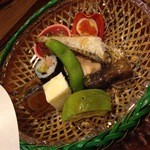 季節料理 薗 - 凝ったお通し('14.08)