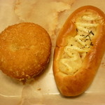 プルミエールパニス - カレーパンとベーコンポテト入りパン