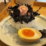 ミソジュウ - 2026.03.03 (火)    明太子チーズのおにぎり＆煮玉子