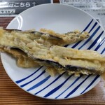 山下うどん - 茄子天