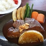 喫茶レストラン　フラミンゴ - ロイヤルステーキ4200円＋ライス（値段不明）