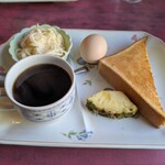 茶居夢 - 料理写真:モーニングＢセット 340円　(2026.3)