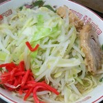 ラーメン二郎 - Ｈ27.1.30　麺半分　紅ショウガ