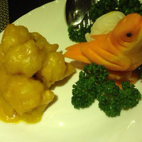 美林華飯店 - カボチャのエビマヨ