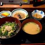 こつこつ庵 - 関あじ琉球定食