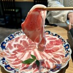 米処 神米 - お肉を入れるよ〜