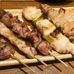 japanese restaurant 旬菜 籐や - 串焼き盛り合わせ