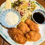 japanese restaurant 旬菜 籐や - 佐渡産 大粒牡蠣フライ